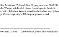 Musterabdruck