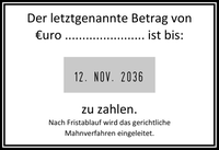 Musterabdruck