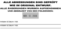 Musterabdruck